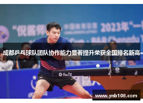 成都乒乓球队团队协作能力显著提升荣获全国排名新高
